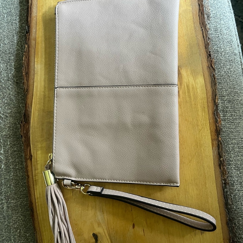 INC International Concepts wristlet with fringe